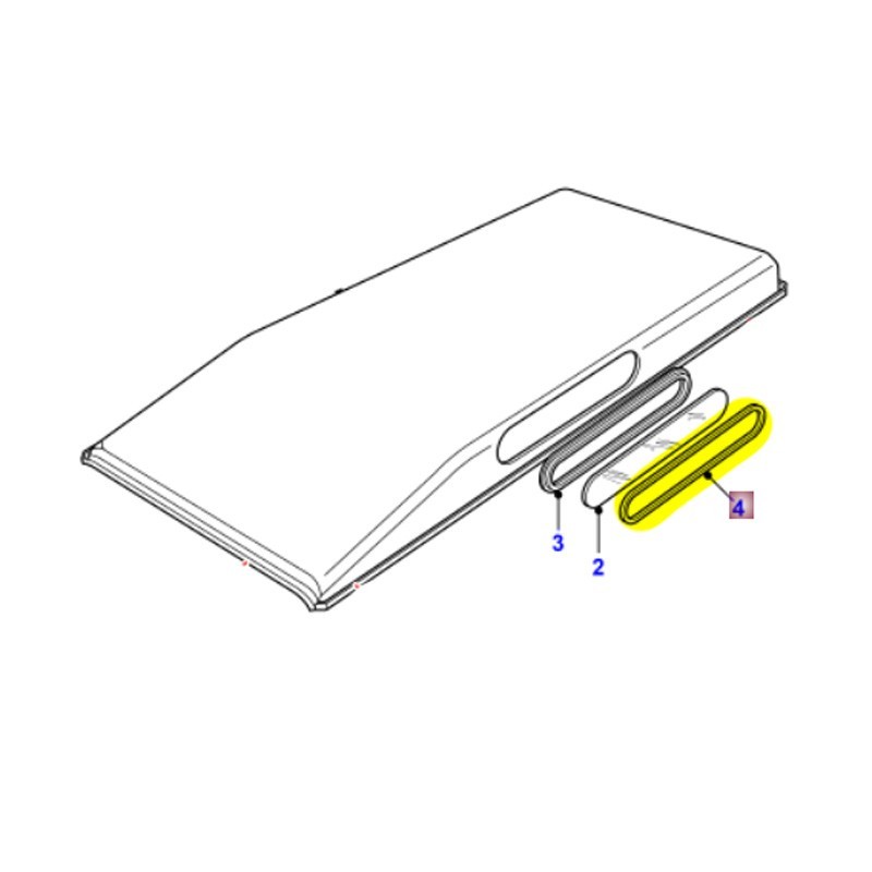 Joint vitre alpine - clé
