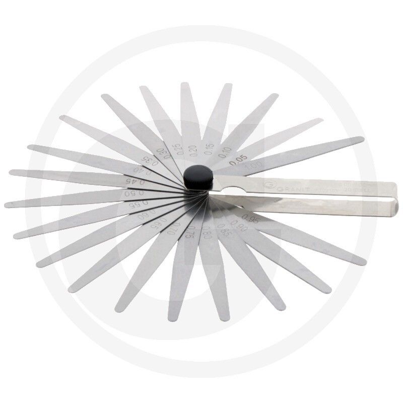 Jauges d'épaisseur - 20 lames