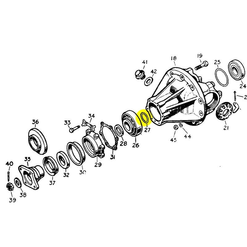 Shim for differential 0.020"