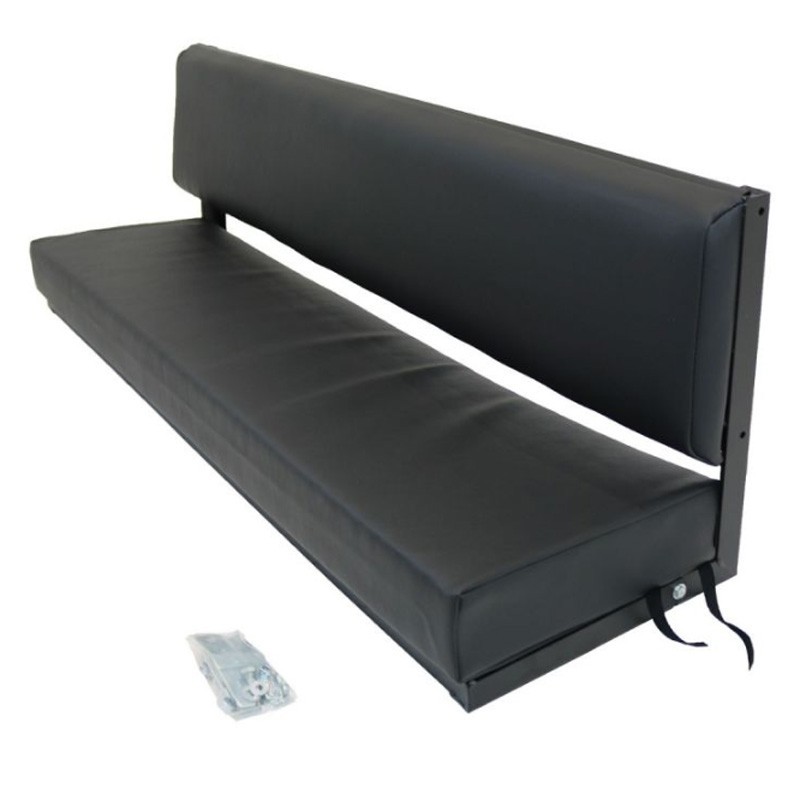 3 men bench seat - BLACK POWDER COATED FRAME - top quality