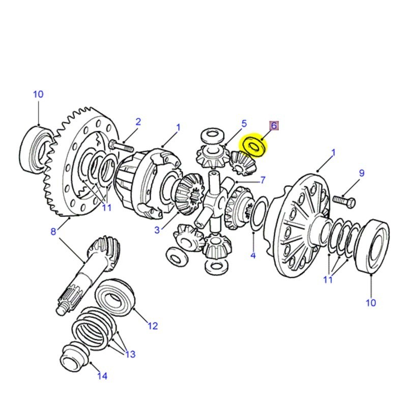 Cale d'épaisseur différentiel salisbury