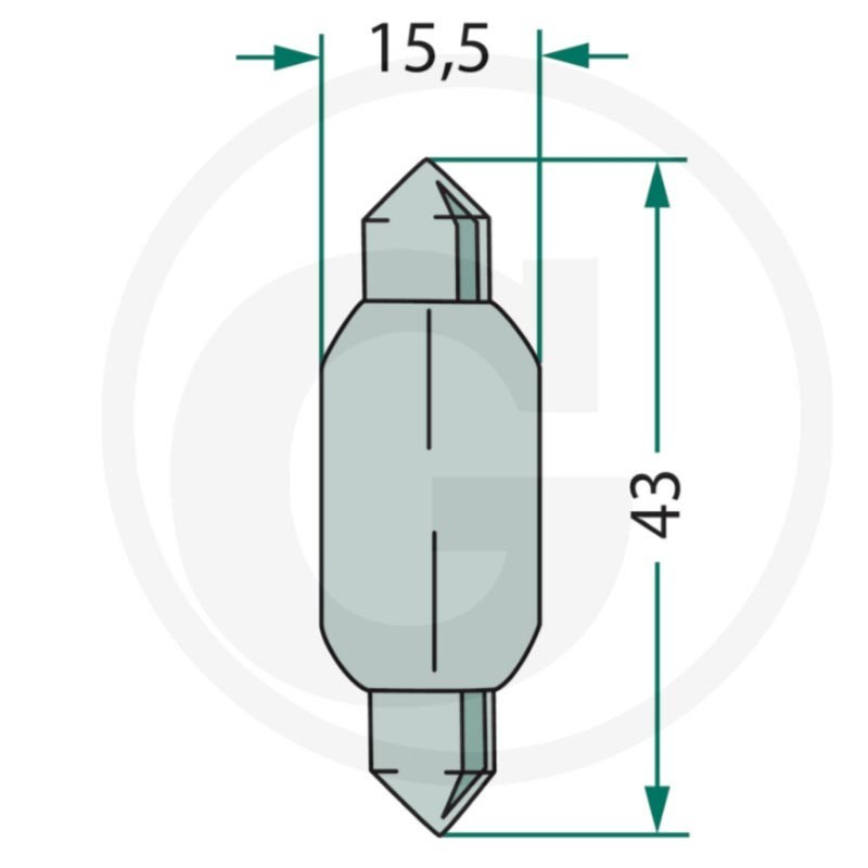 Bulb 18W 12v
