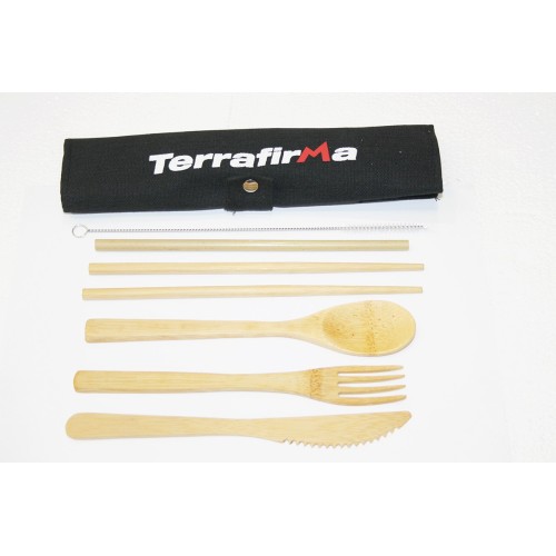 Bamboo cutlery set Terrafirma