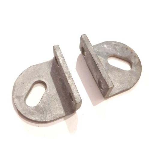 Paire de crochets galvanisé ridelle arrière