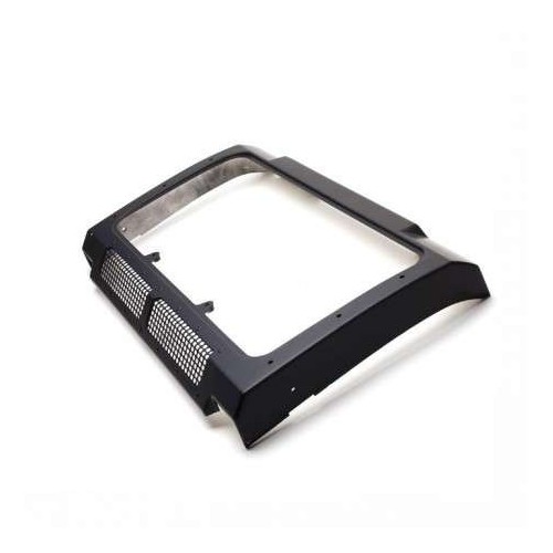 Radiator grille frame with air con