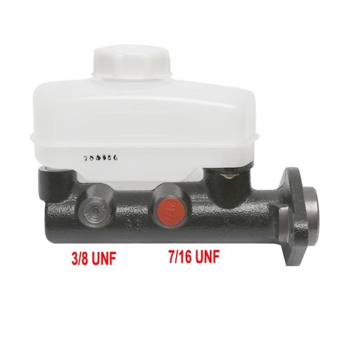 Brake master cylinder 88" - with servo - dual line