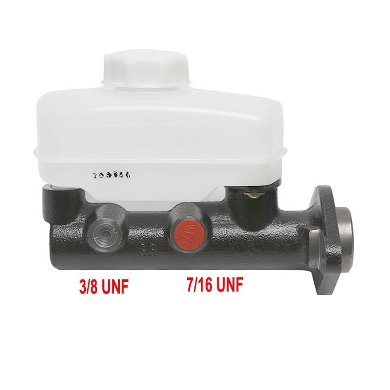 Brake master cylinder 88" - with servo - dual line