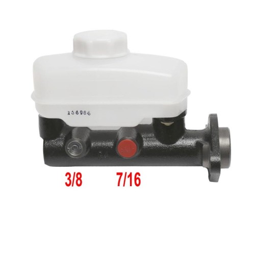 Brake Master Cylinder 109" with servo - dual line