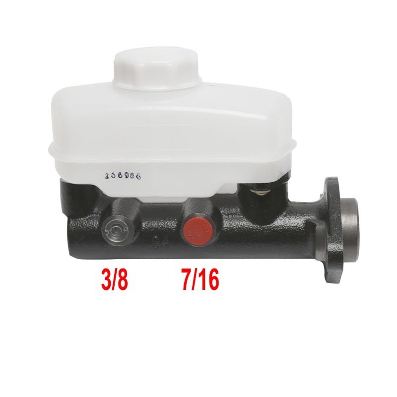 Brake Master Cylinder 109" with servo - dual line