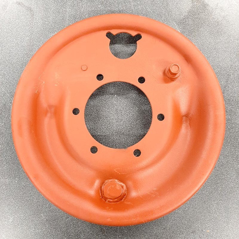 Brake anchor plate assembly rear LHS 1948-58 - reconditioned