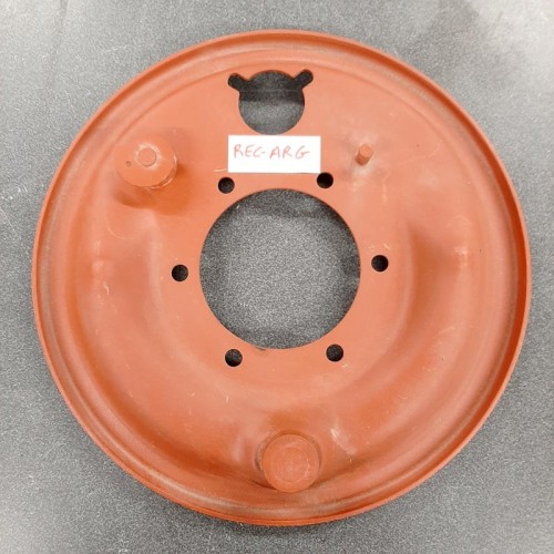 Brake anchor plate assembly rear LHS 1948-58 - reconditioned