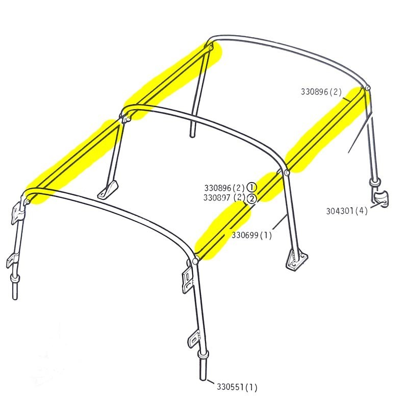 Tie tube 109 full hood