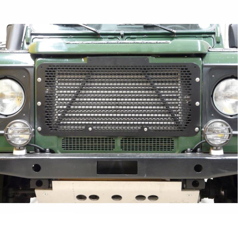Grille de calandre - acier noir - Defender
