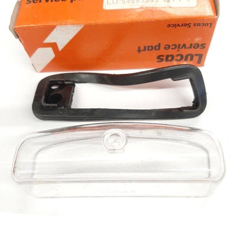 Number plate lamp lens & gasket