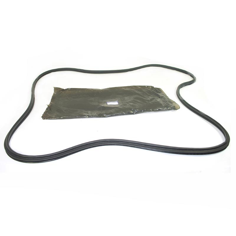 Rubber seal rear door