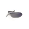Pipe clip metal edge 3/16 (4.76mm)