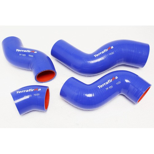 Silicone turbo & intercooler TD5 Disco - blue