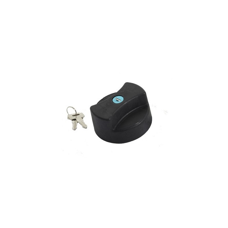 Fuel cap - black - with key