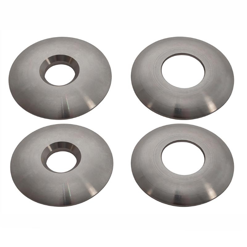 Kit 4 rondelles inox fixation supérieure amortisseur arrière