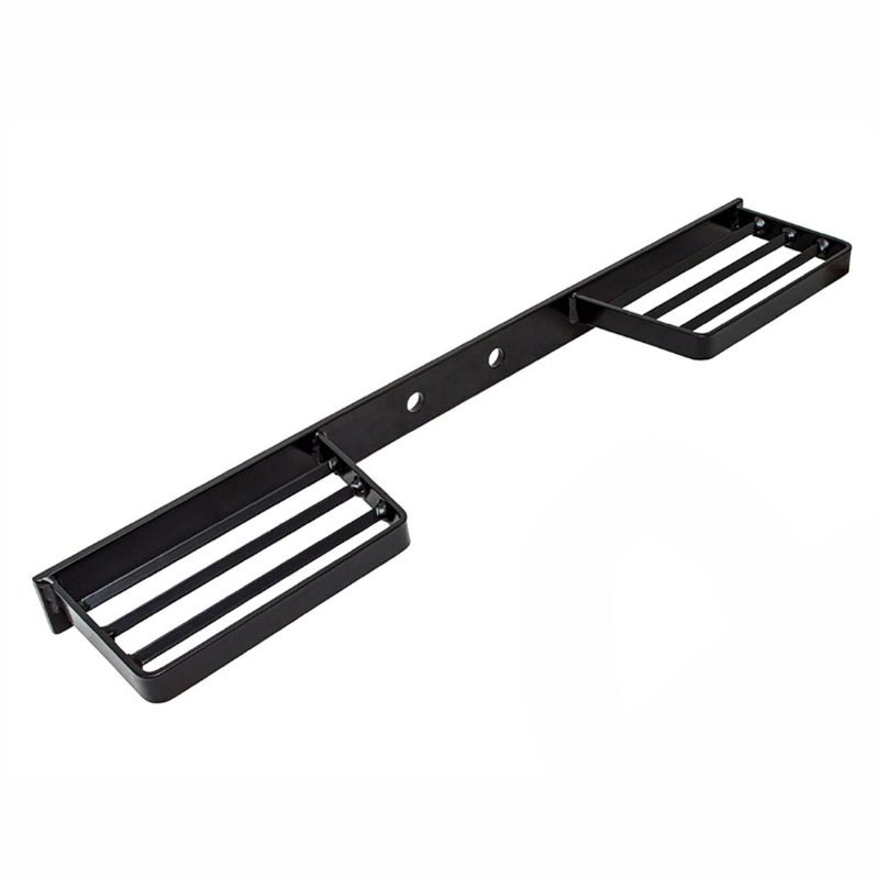 Rear tow ball step double