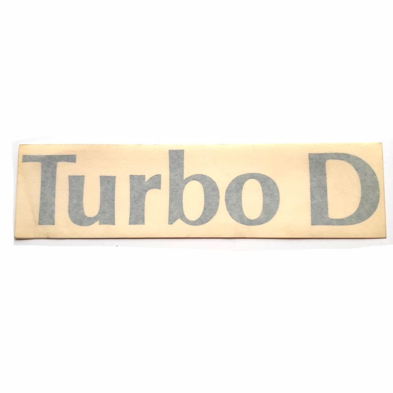 Sticker TurboD - blue color