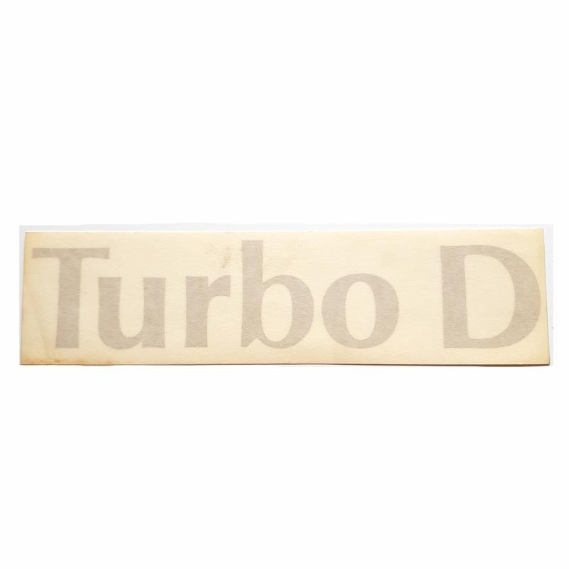 Autocollant Turbo D - couleur beige
