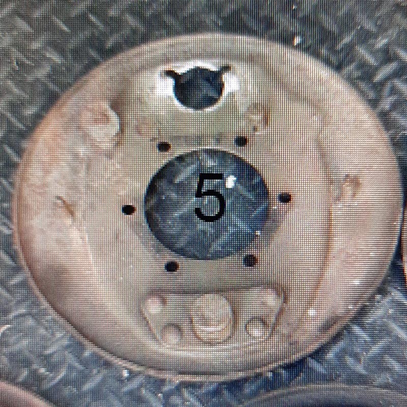 Brake anchor plate 10" assembly LH 1948-64 - used