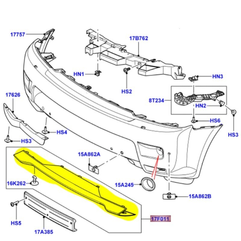Cover towing eye titan - RRSport