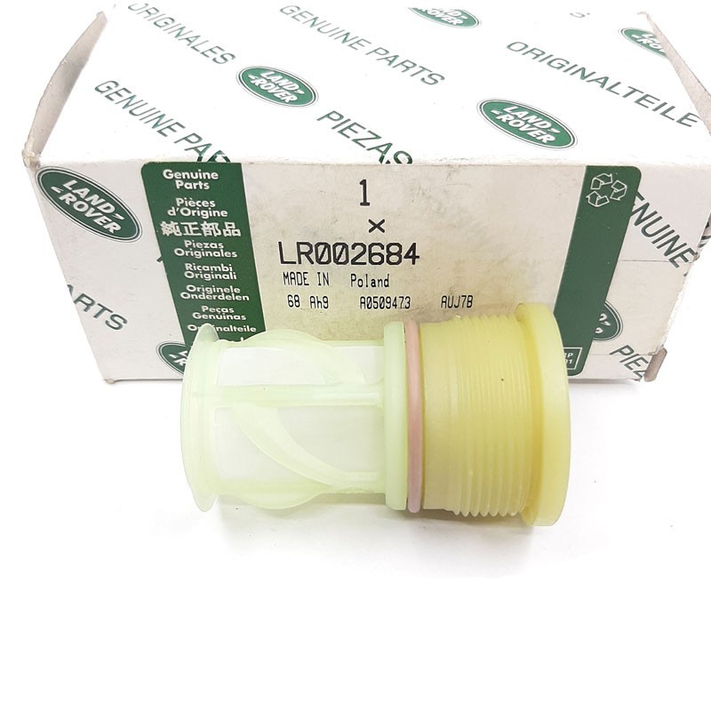 Air con filter plug on condenser