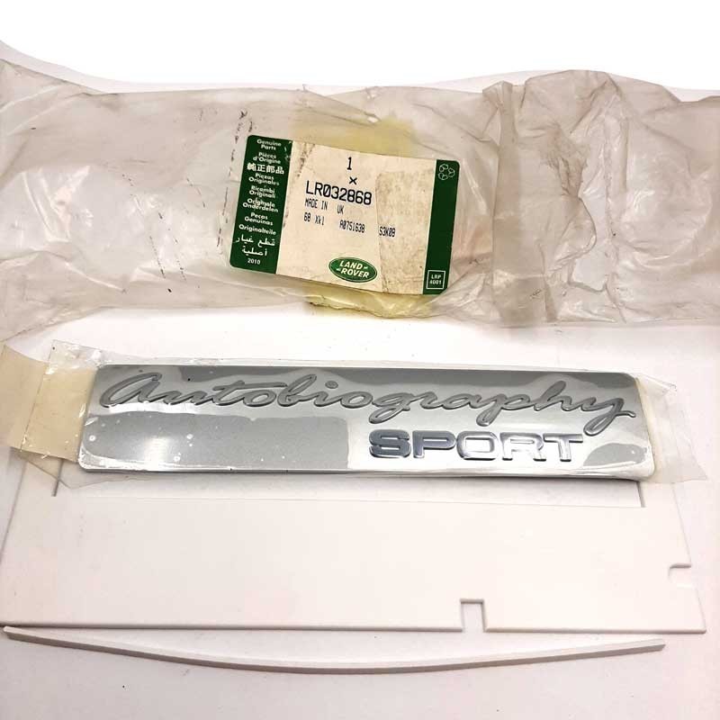 Name plate "Autobiography Sport"