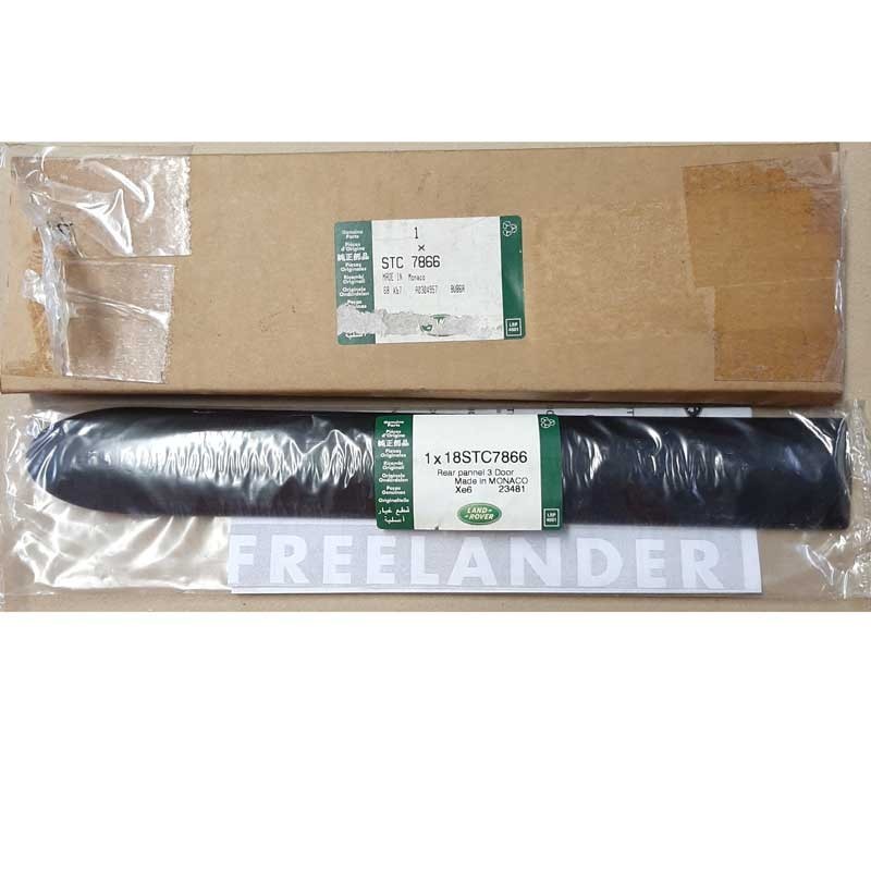 Rubbing strip rear quarter