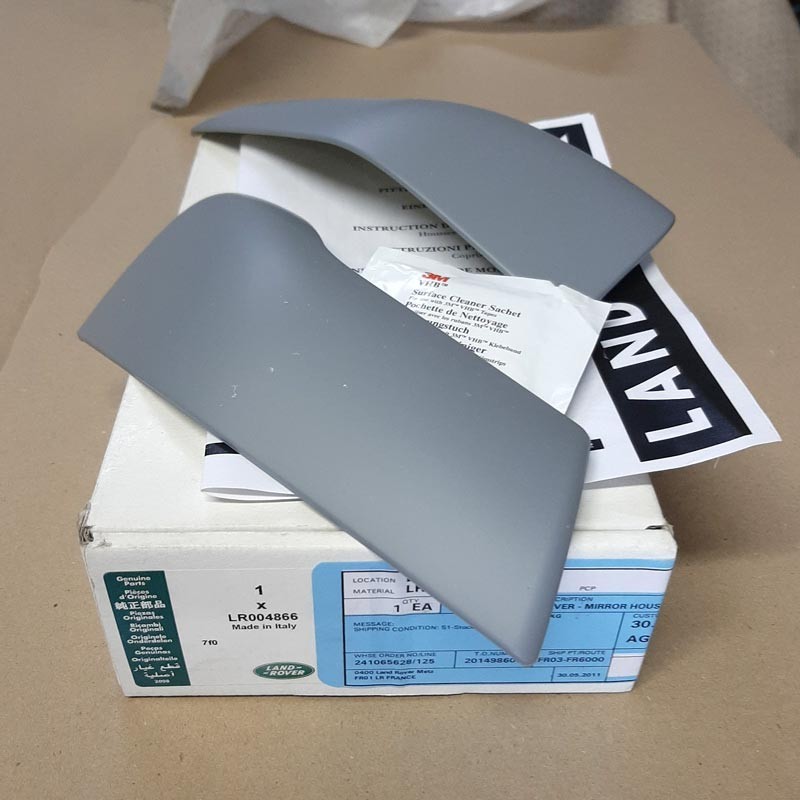 Pair covers mirror housing