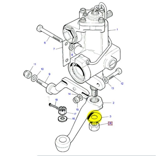 Washer 48mm steering box drop arm