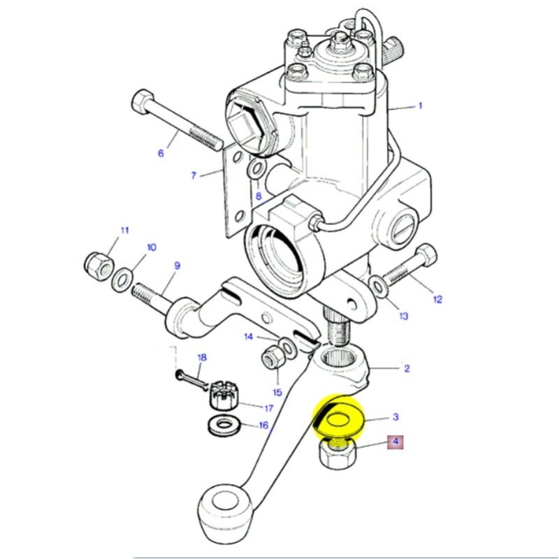Washer 48mm steering box drop arm