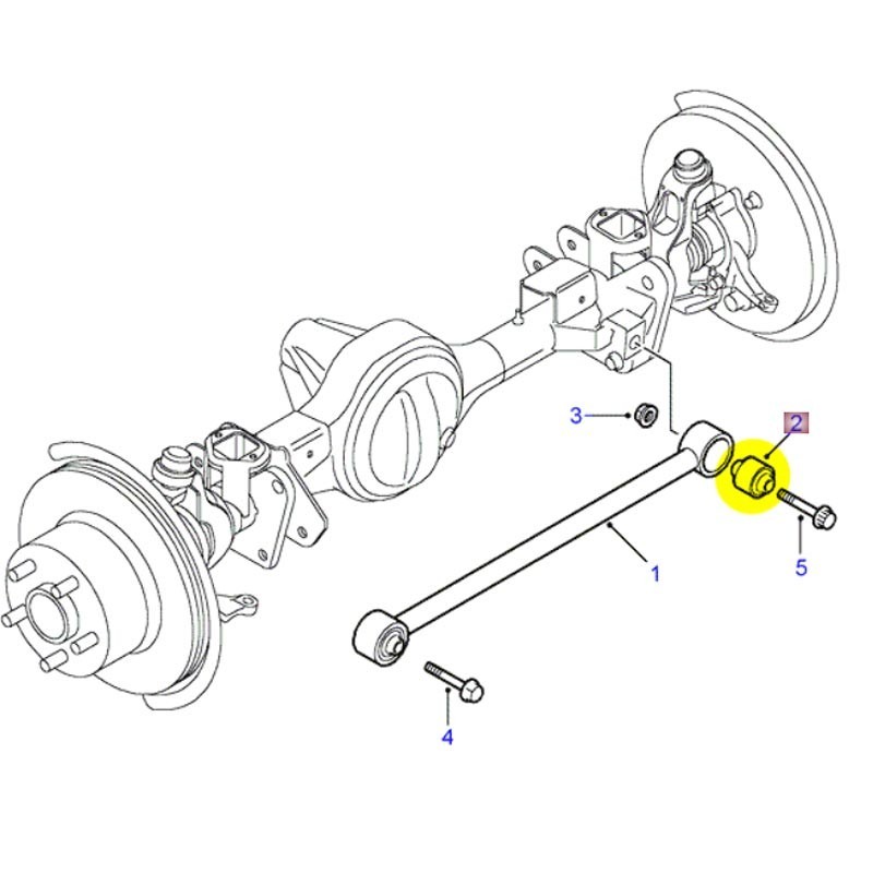 Silent bloc barre panhard