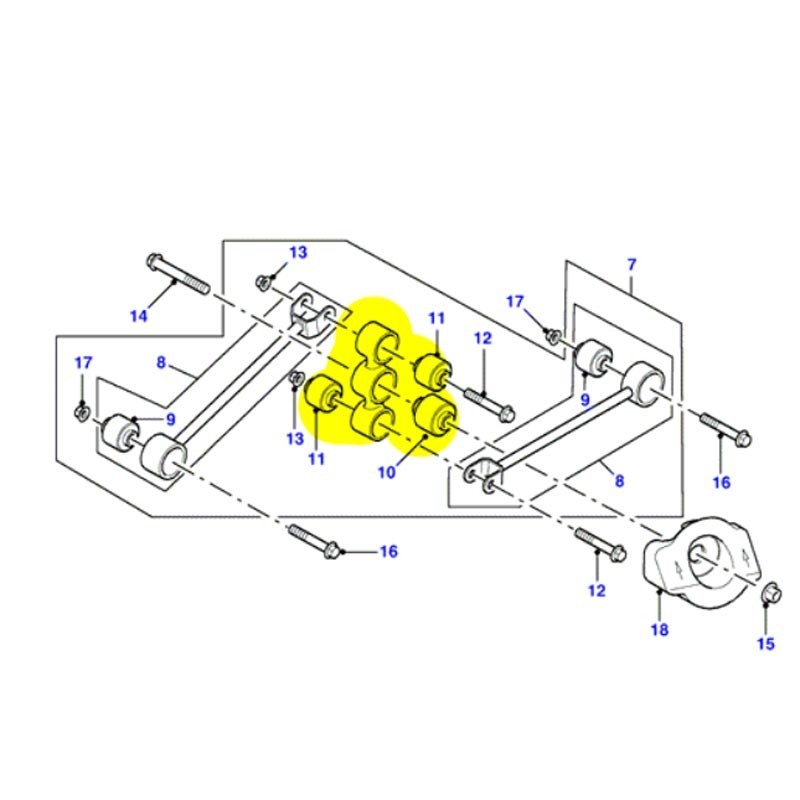 Watts linkage centre pivot
