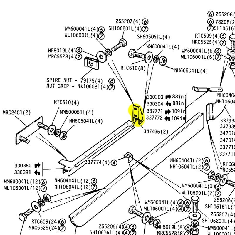 Mounting bracket floor sill