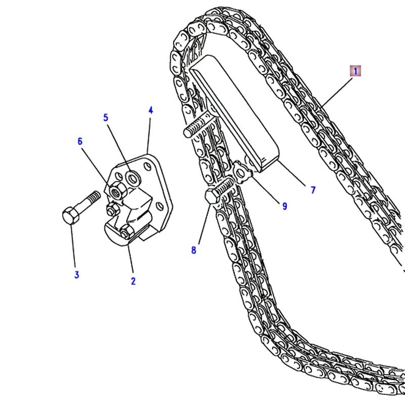 Chaîne de distribution 2,25 5 paliers et 2,5L essence