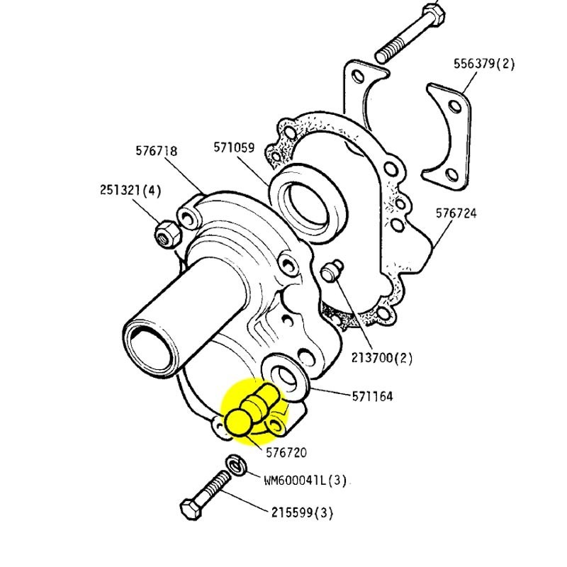 Pivot pin for clutch release - Serie 3