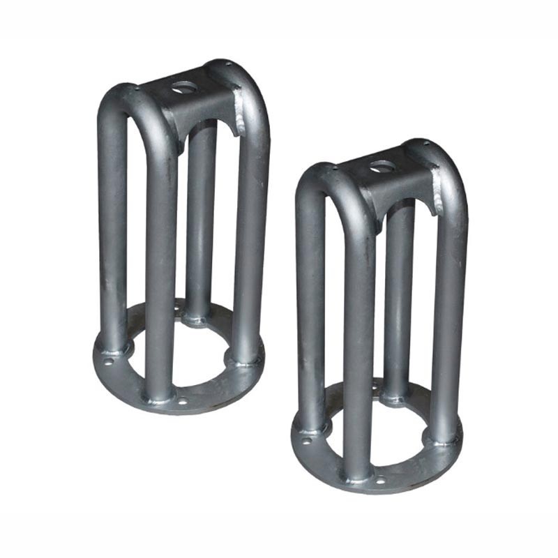 Pair of single shock front turret - +2" height