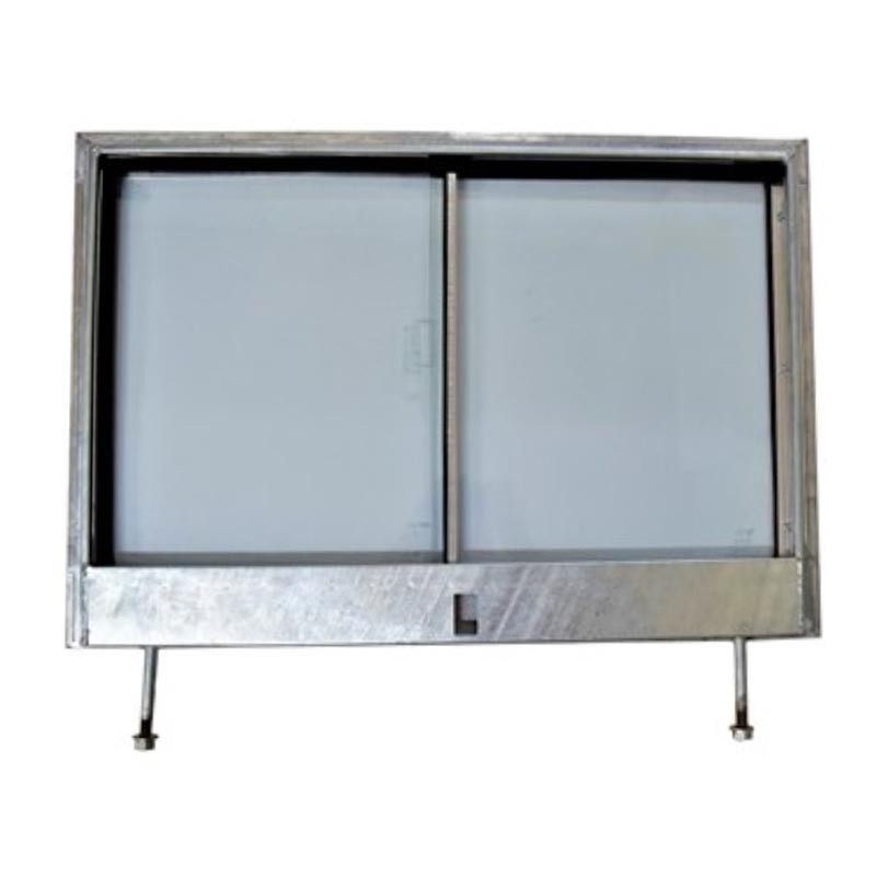 Second row LH top door - glazed