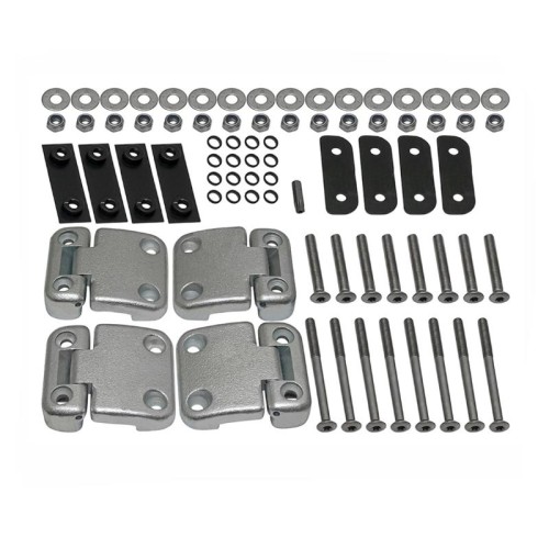 Door hinge 2nd row doors kit metric - SS fixings