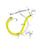 Hose p.a.s. steering box to reservoir - V8