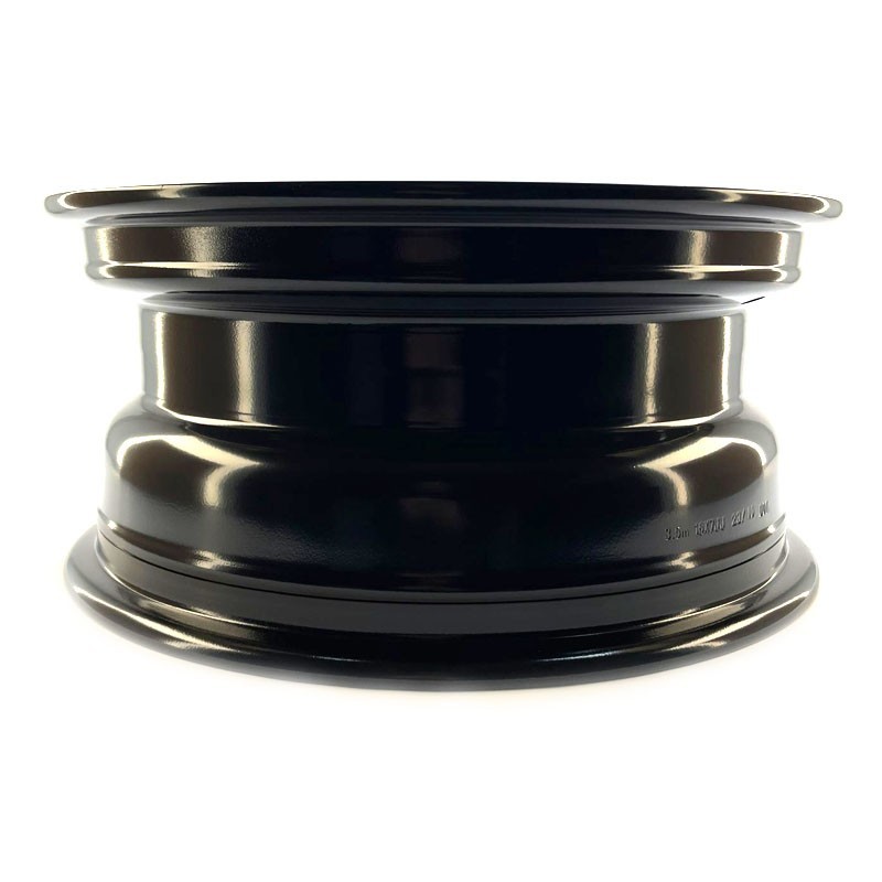 Steel wheel rim 16x7" Black Modular - Tubeless