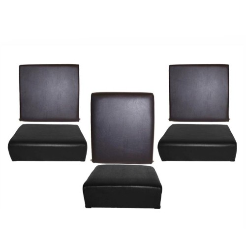 Standard front seat set black vinyl