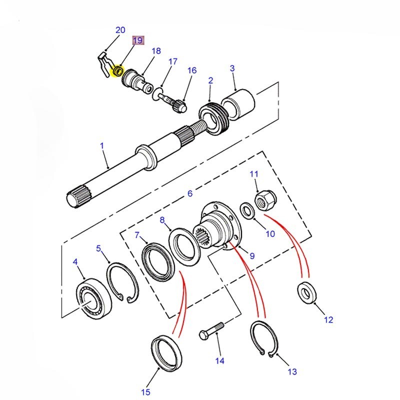 Joint spi pignon compteur de vitesse