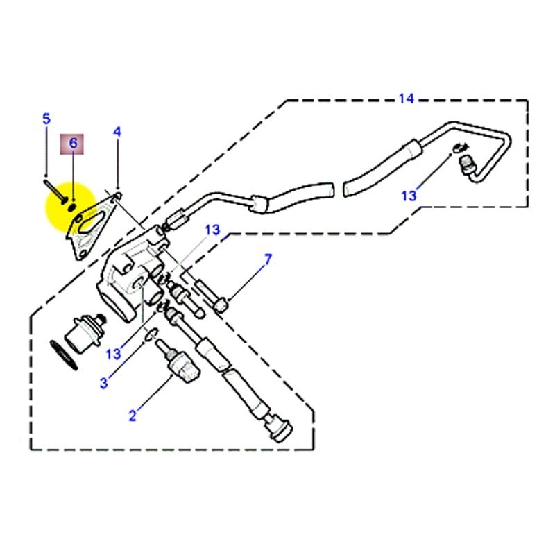 O ring fuel connection