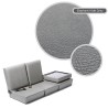 Standard front seat set - grey elephant