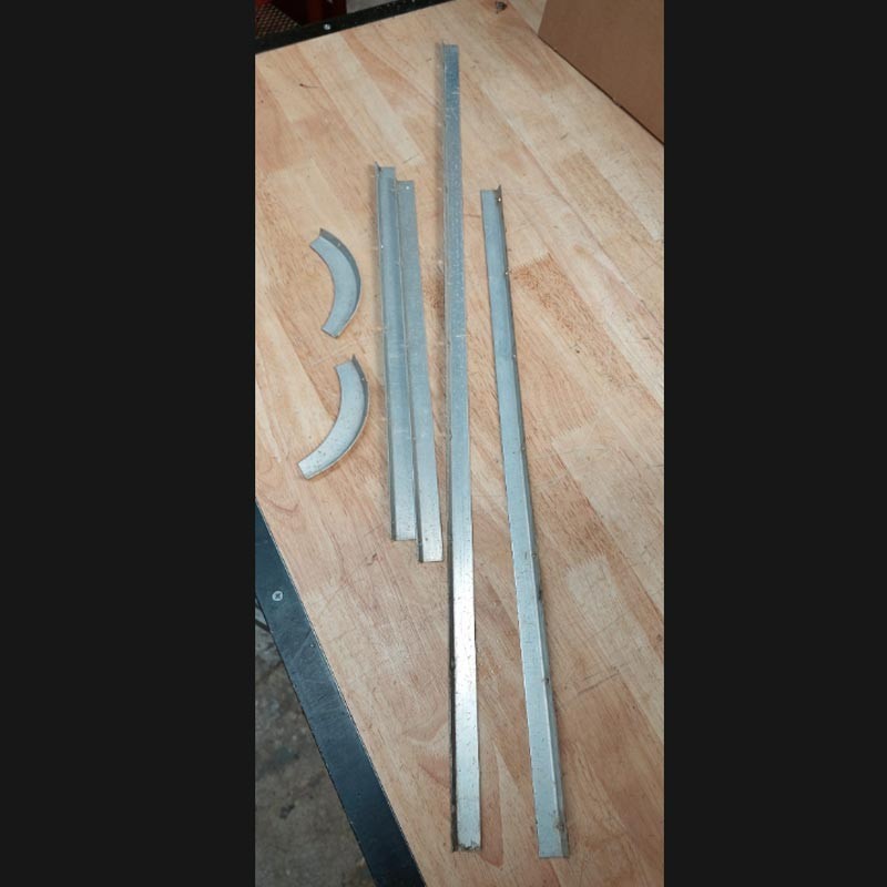 Glass retainer slat kit - safari door - second hand