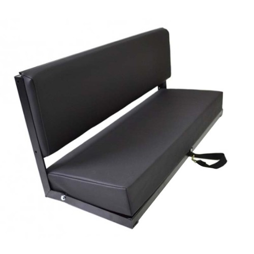 2 men bench seats black pow. coated frame - 1954 on